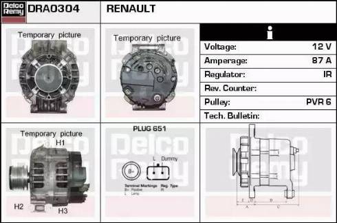 Remy DRA0304 - Alternateur cwaw.fr