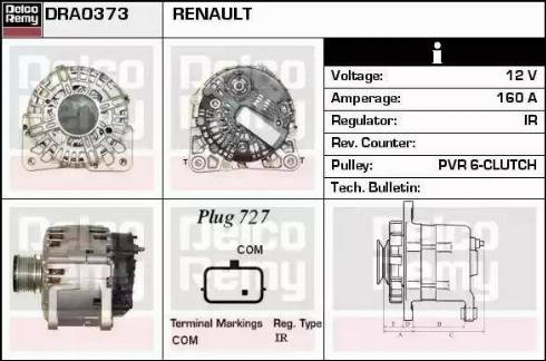 Remy DRA0373 - Alternateur cwaw.fr