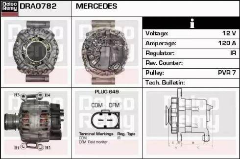 Remy DRA0782 - Alternateur cwaw.fr