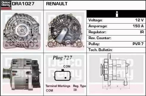 Remy DRA1027 - Alternateur cwaw.fr