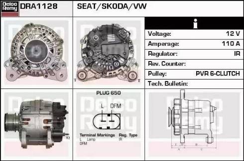 Remy DRA1128 - Alternateur cwaw.fr