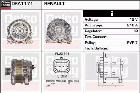 Remy DRA1171 - Alternateur cwaw.fr