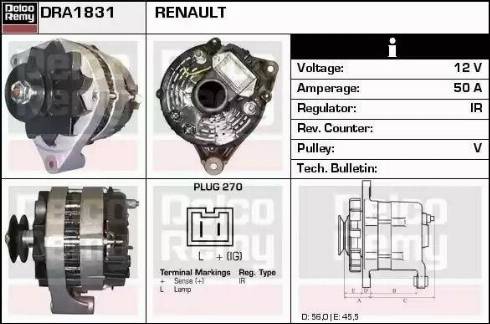 Remy DRA1831 - Alternateur cwaw.fr