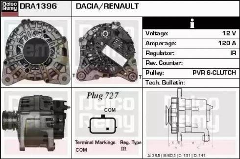 Remy DRA1396 - Alternateur cwaw.fr