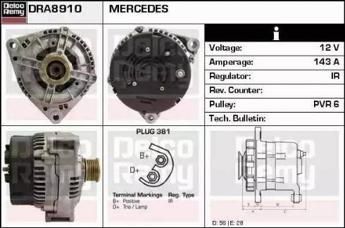 Remy DRA8910 - Alternateur cwaw.fr