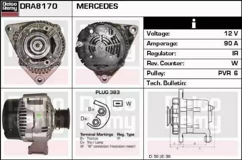 Remy DRA8170 - Alternateur cwaw.fr