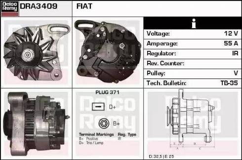 Remy DRA3409 - Alternateur cwaw.fr