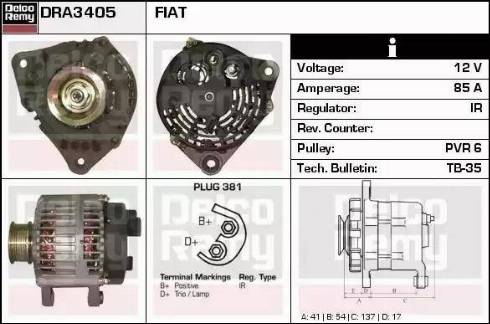 Remy DRA3405 - Alternateur cwaw.fr