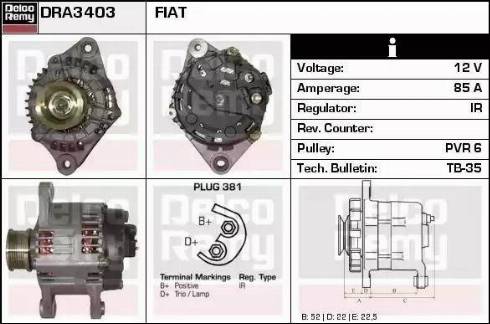 Remy DRA3403 - Alternateur cwaw.fr