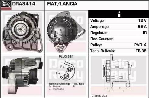 Remy DRA3414 - Alternateur cwaw.fr