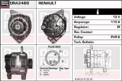 Remy DRA3489 - Alternateur cwaw.fr