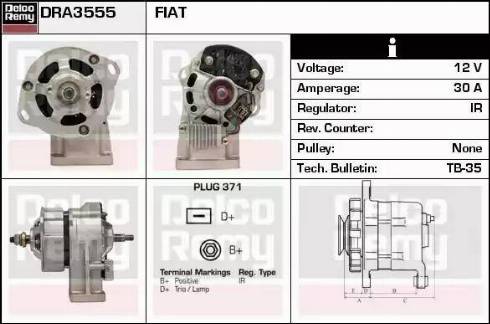 Remy DRA3555 - Alternateur cwaw.fr