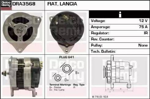 Remy DRA3568 - Alternateur cwaw.fr