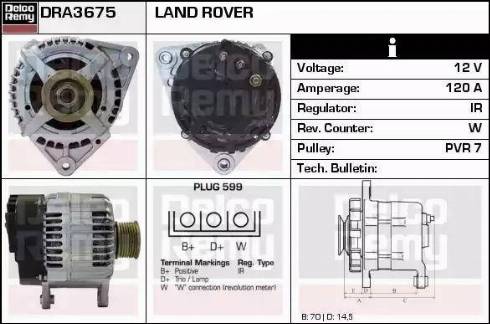 Remy DRA3675 - Alternateur cwaw.fr