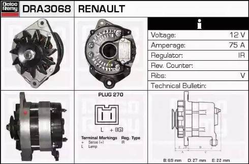 Remy DRA3068 - Alternateur cwaw.fr