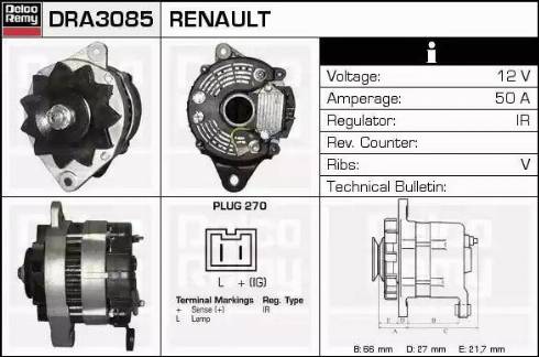 Remy DRA3085 - Alternateur cwaw.fr