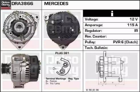 Remy DRA3866 - Alternateur cwaw.fr