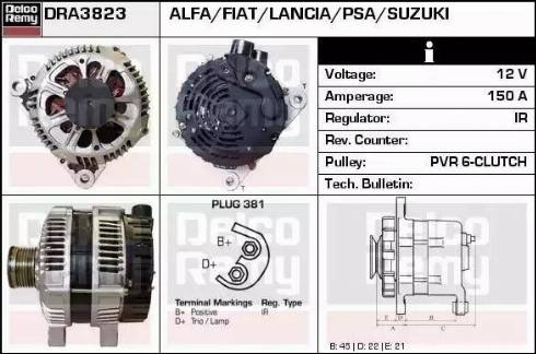 Remy DRA3823 - Alternateur cwaw.fr