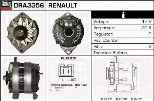 Remy DRA3356 - Alternateur cwaw.fr