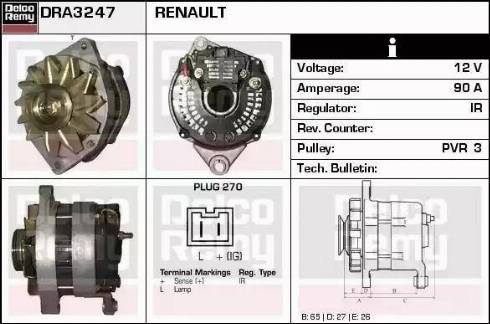 Remy DRA3247 - Alternateur cwaw.fr