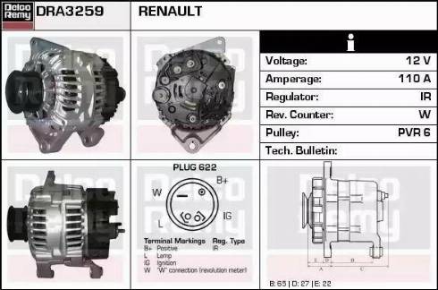 Remy DRA3259 - Alternateur cwaw.fr