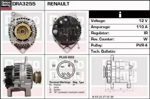 Remy DRA3255 - Alternateur cwaw.fr