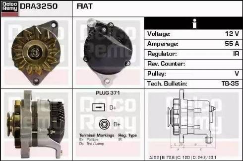 Remy DRA3250 - Alternateur cwaw.fr