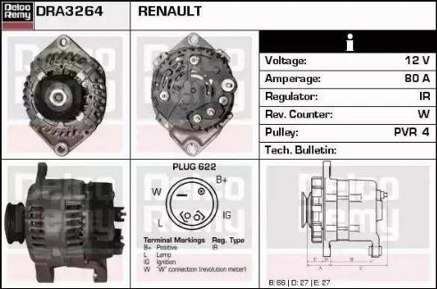 Remy DRA3264 - Alternateur cwaw.fr