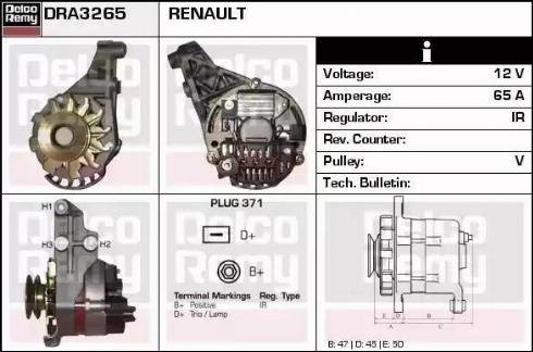 Remy DRA3265 - Alternateur cwaw.fr