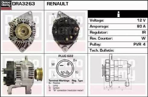 Remy DRA3263 - Alternateur cwaw.fr