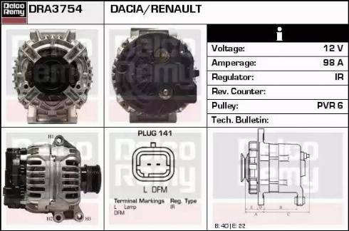 Remy DRA3754 - Alternateur cwaw.fr