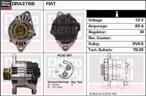 Remy DRA3766 - Alternateur cwaw.fr