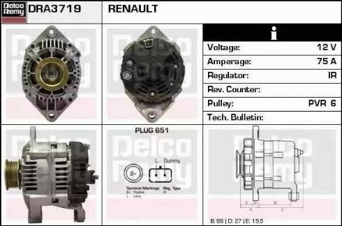 Remy DRA3719 - Alternateur cwaw.fr