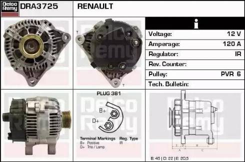 Remy DRA3725 - Alternateur cwaw.fr