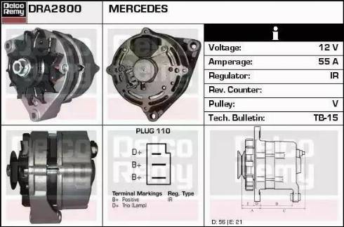 Remy DRA2800 - Alternateur cwaw.fr