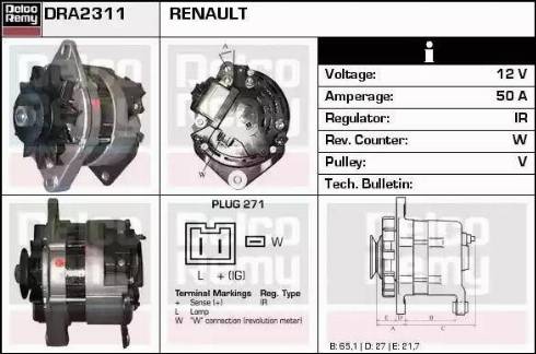 Remy DRA2311 - Alternateur cwaw.fr