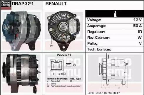 Remy DRA2321 - Alternateur cwaw.fr