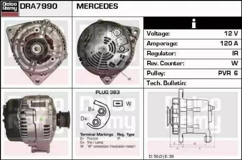 Remy DRA7990 - Alternateur cwaw.fr