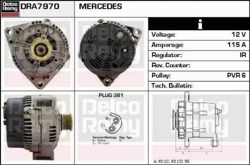 Remy DRA7970 - Alternateur cwaw.fr