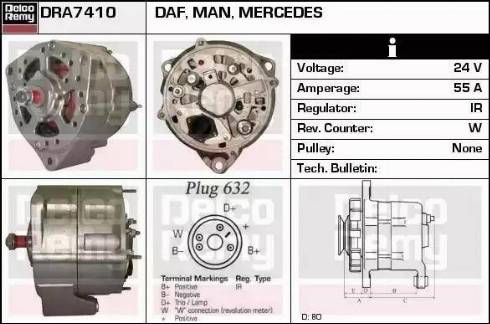 Remy DRA7410 - Alternateur cwaw.fr