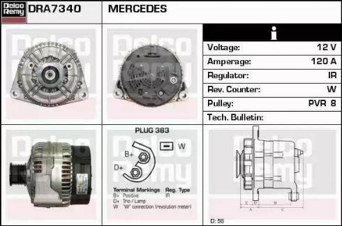 Remy DRA7340 - Alternateur cwaw.fr