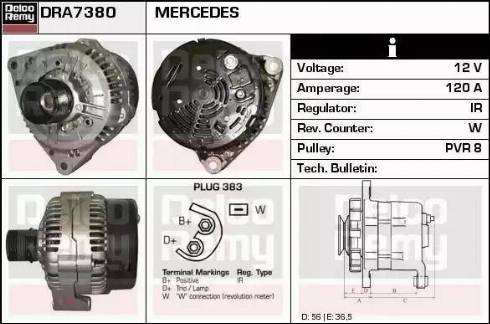 Remy DRA7380 - Alternateur cwaw.fr