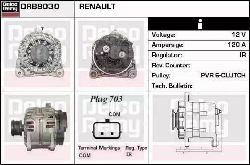 Remy DRB9030 - Alternateur cwaw.fr