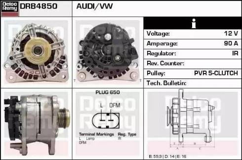 Remy DRB4850 - Alternateur cwaw.fr