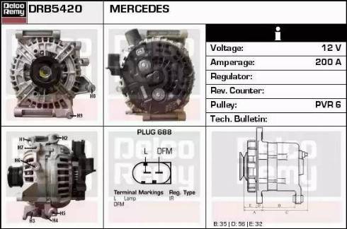 Remy DRB5420 - Alternateur cwaw.fr