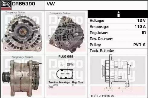 Remy DRB5300 - Alternateur cwaw.fr