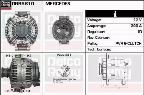 Remy DRB6610 - Alternateur cwaw.fr