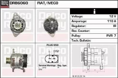 Remy DRB6060 - Alternateur cwaw.fr