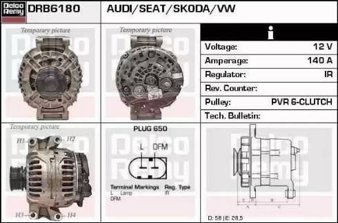 Remy DRB6180 - Alternateur cwaw.fr