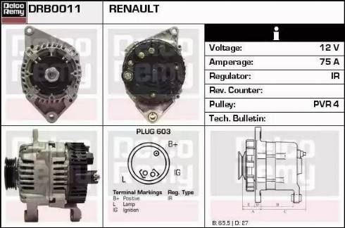 Remy DRB0011 - Alternateur cwaw.fr